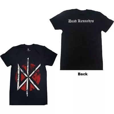Buy Dead Kennedys 'Vintage DK Logo' Black T Shirt W/ Back Print - NEW OFFICIAL • 15.49£