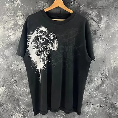 Buy Vintage Y2K Skull Fist MMA Shirt • 37.34£