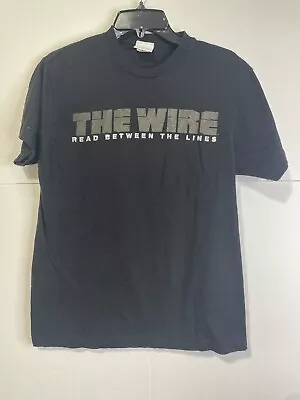 Buy VINTAGE The Wire Shirt Mens Medium HBO Promo T-Shirt “Read Between The Lines” • 93.35£