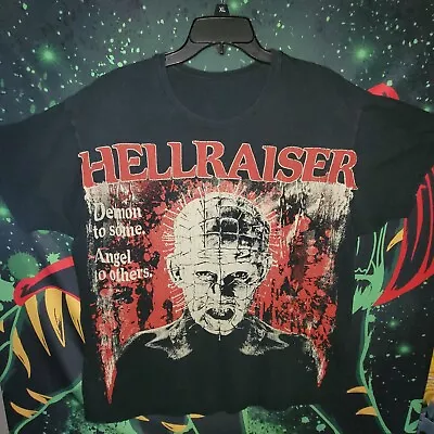 Buy HELLRAISER PINHEAD AOP Front Imported Bootleg Shirt Size XL HORROR MOVIE 90s • 28.01£