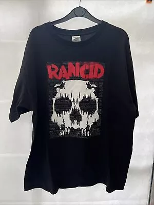 Buy Vintage Rancid Skull Shirt Men’s XL 2000s Y2K Punk Rock Tee T-Shirt • 59.99£