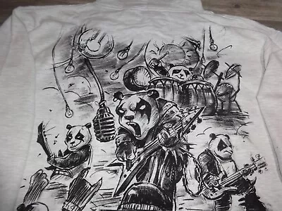Buy Black Metal Panda Zipper Hoodie Sweatshirt Taake Mayhem Gorgoroth Horna Taake • 67.59£