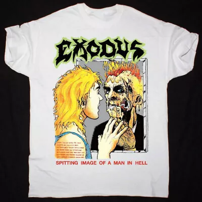Buy Exodus SPITTING IMAGE OF A MAN IN HELL White All Size S To 234XL Shirt QQ1007 • 18.66£