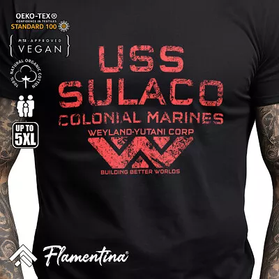 Buy USS Sulaco Space Mens T-Shirt Alien USCSS Nostromo USCM Bug Stomper D139 • 10.99£