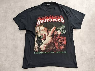 Buy Hatebreed Tshirt Mens Large Divinity Of Purpose Tour 2013 Concert Heavy Metal • 29.90£