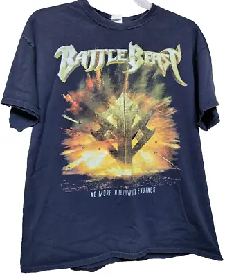 Buy Battle Beast 2019 Black Tour T-Shirt 2 Sides Size XL Finnish Metal Band • 56.01£