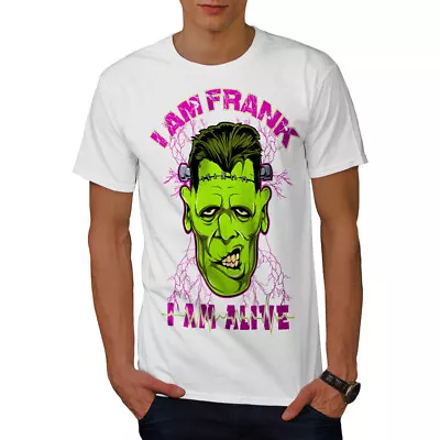 Buy Wellcoda Alive Frank Dead Frankenstein Mens T-shirt • 17.99£