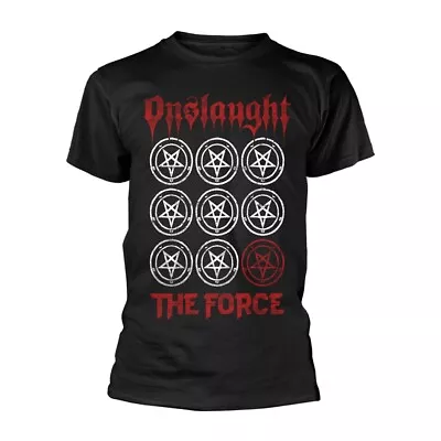 Buy ONSLAUGHT THE FORCE (PENTAGRAMS) T-Shirt Small BLACK • 21.93£