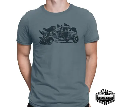 Buy Hot Rod T Shirt - Rat Rod High Boy Roadster T Shirt Classic Car Shirt Man Cave • 19.60£