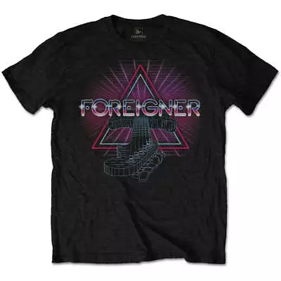 Buy Foreigner Unisex T-Shirt: Neon Guitar OFFICIAL NEW  • 16.63£