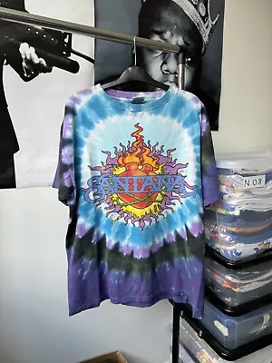 Buy Liquid Blue Santana Mens Large T-shirt Vintage Tie Dye River Of Colours 1999 Tee • 109.99£