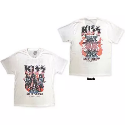 Buy KISS Unisex T-Shirt: End Of The Road Band Playing (Back Print) (Small) • 17.80£