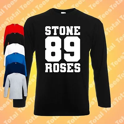 Buy Stone Roses 89 Long Sleeve T-Shirt | Manchester | Madchester | 90s | Retro • 17.09£