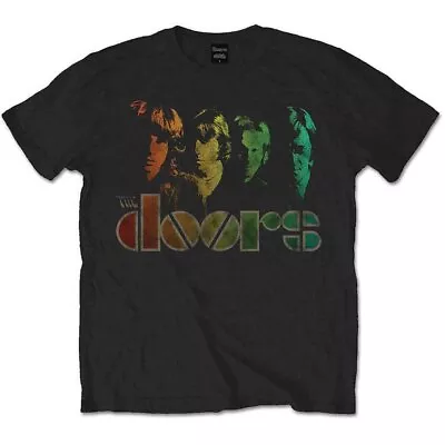 Buy The Doors Men's Spectrum Short Sleeve T-Shirt, Black, X-Large • 17.30£