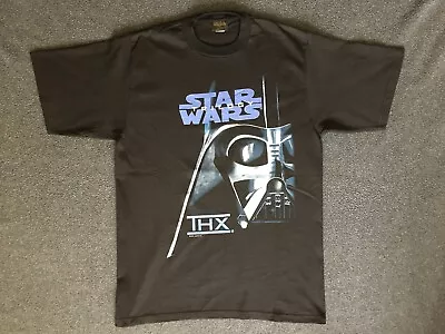 Buy NEW & RARE - STAR WARS Vintage TRILOGY THX Darth Vader T-Shirt  - Large - 1996 • 29.99£