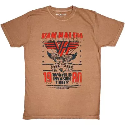 Buy Van Halen Unisex T-Shirt: World Invasion (Distressed) (Small) • 16.87£