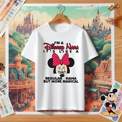 Buy Disney Nana T-Shirt, Mickey Mouse Tshirt, Mini Mouse Tshirt, Cartoon Gift Tshirt • 11.99£