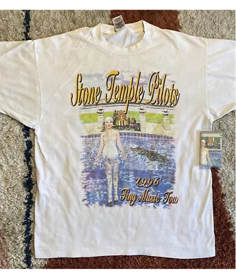 Buy Remake Stone Temple Pilots Tour White Shirt Unisex T Shirt 100% Cotton NH10804 • 15.07£