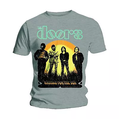 Buy The Doors Waiting For The Sun Jim Morrison Grey Licensed Tee T-Shirt Men • 14.99£