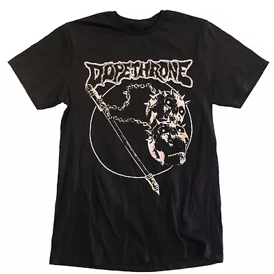 Buy Vtg Dopethrone Band Tour Concert Cotton Black Full Size Unisex Shirt MM1432 • 17.73£