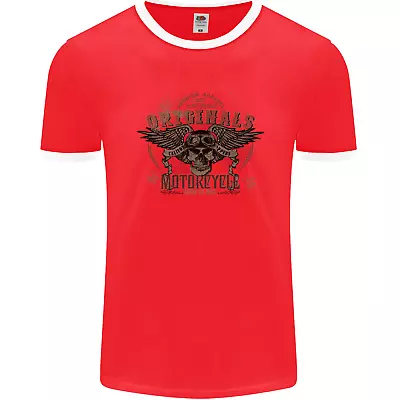 Buy Rebel Wings Motorcycle Originals Mens Ringer T-Shirt FotL • 11.99£