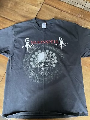 Buy Vintage Moonspell What Gets Inside The Antidote XL T Shirt Symp Black Metal 2003 • 55.91£