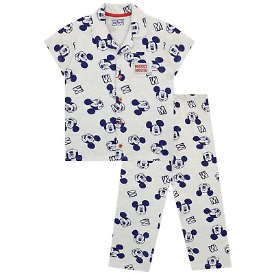 Buy Disney Mickey Mouse Pyjamas Kids Boys 18 24 Months 2-8 Years Pyjama Button Up • 12.99£