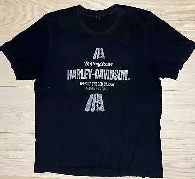 Buy Harley Davidson Rolling Stone Fashion Week 2016 Red Carpet T Shirt Biker M • 7.77£