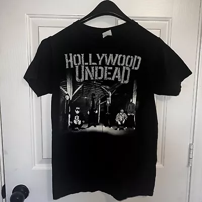 Buy Black Size Medium Hollywood Undead American Rap Rock Band Tshirt • 13.98£