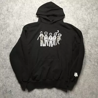 Buy Misfits Skeleton Family Hoodie Mens Large L Black Heavyweight Pullover Merch • 37.30£