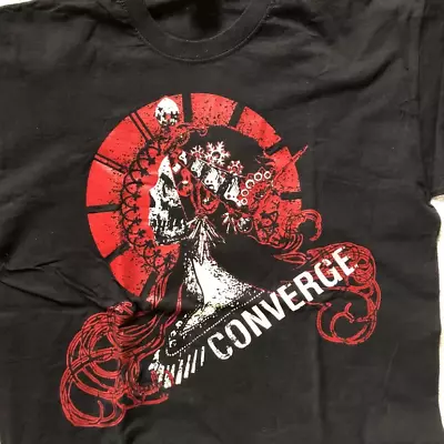 Buy Converge Band Gift For Family Black T-Shirt Cotton All Size YG26 • 20.39£