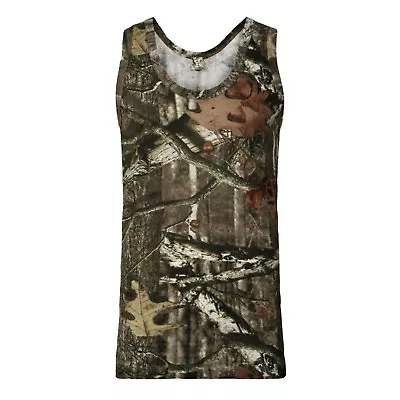Buy Men's Jungle Camouflage Realtree Camo Long Short Sleeve Shirt TShirt Top Vest • 7.99£