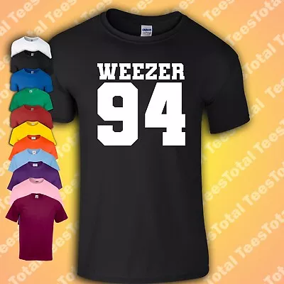 Buy Weezer 94 T-Shirt | Rivers Cuomo | Indie Rock | 90s | Retro | Band • 17.99£