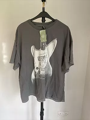 Buy H & M Large Nirvana T Shirt  • 5.50£