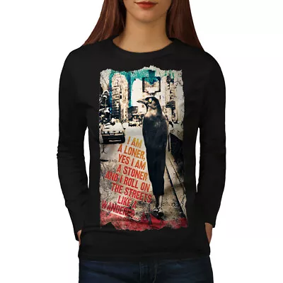 Buy Wellcoda Loner Stoner City Animal Bird Womens Long Sleeve T-shirt • 21.99£
