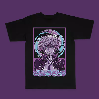 Buy Anime  Jujutsu Kaisen Satoru Gojo T-shirt Japanese Manga Gift  Tee • 11.99£
