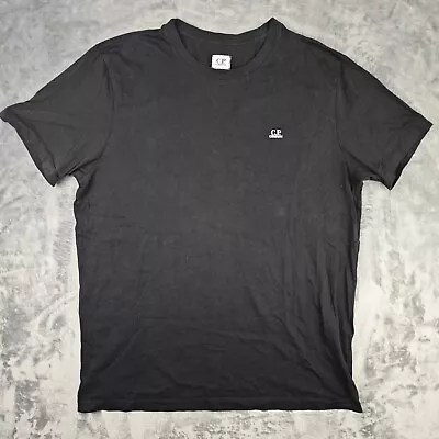 Buy C.P. Company T Shirt Black Logo Chest Print XL Extra Large Authentic Certilogo • 39.95£