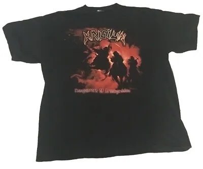 Buy Krisiun - Vintage Conquerors Of Armageddon American Tour 2000 T-Shirt - Size L • 93.35£