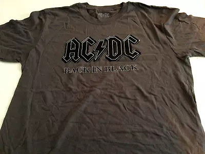 Buy AC/DC Back In Black T SHIRT Large Mens New • 6.99£
