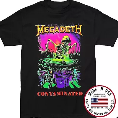 Buy New Popular Megadeth - Contamination Short Sleeve Men S-5XL Tee 1HN449 • 39.48£
