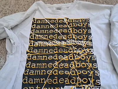 Buy The Damned, Dead Boys Vintage And Rare Punk T Shirt.XL. White. • 40£