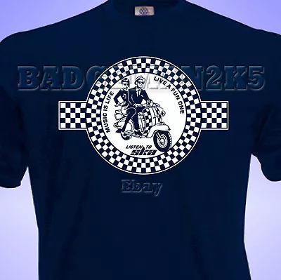Buy SKA Scooter Two Tone Mens T-Shirt MODS Soul Music JAM Who  • 12.38£