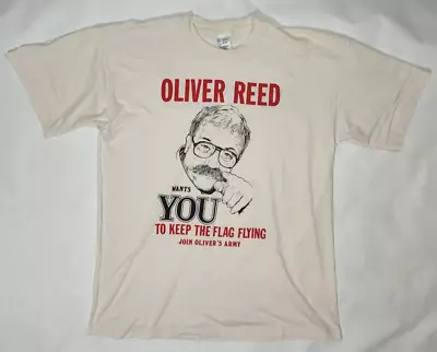 Buy Oliver Reed Vintage T Shirt King Of The Hellraisers Size XL Screen Stars • 21.99£