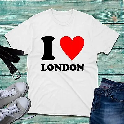 Buy I Love London T-Shirt Capital Of England Country Love Souvenir Great Britain Top • 9.99£
