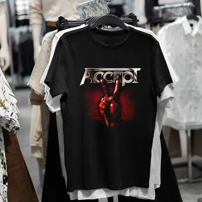 Buy ACCEPT Tshirt Blood Of The Nation German Heavy Metal Band Cotton Shirt HUN547 • 18.63£