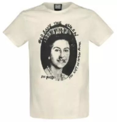 Buy SEX PISTOLS GOD SAVE THE QUEEN AMPLIFIED VINTAGE WHITE XX LARGE =T-shirt= • 22.59£
