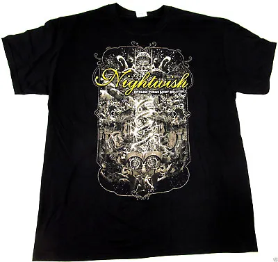 Buy NIGHTWISH T-shirt Orpheum Theatre Vancouver BC Tour Tee Adult XL Black New Men • 11.70£