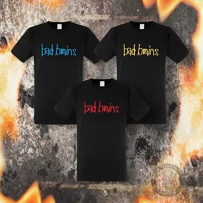 Buy Bad Brains Schrift T-shirt,  3 Schriftfarben, GrÖssen S-5xl • 10.97£
