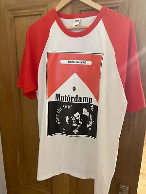 Buy Motordamn Vintage Punk Rock T Shirt XL Motorhead, The Damned Mega Rare • 29.95£