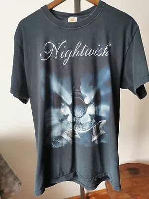 Buy Nightwish Metal Band T-shirt Dark Passion Play Size L Unisex Mens Womens Navy • 15£